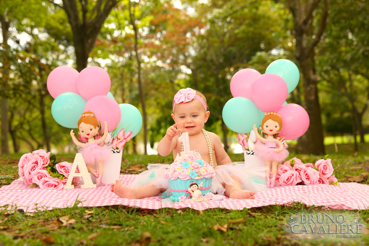 fotografia smash the cake curitiba tema bailarina
