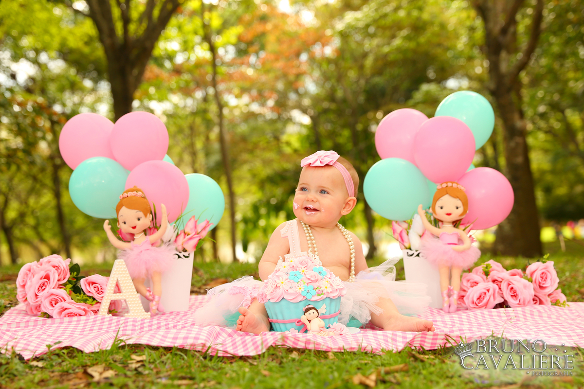 fotografia smash the cake curitiba tema bailarina