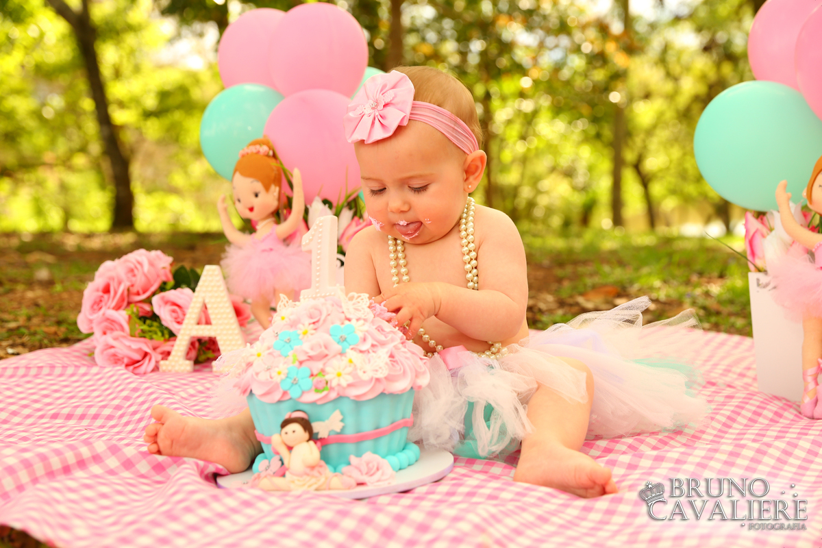 fotografia smash the cake curitiba tema bailarina