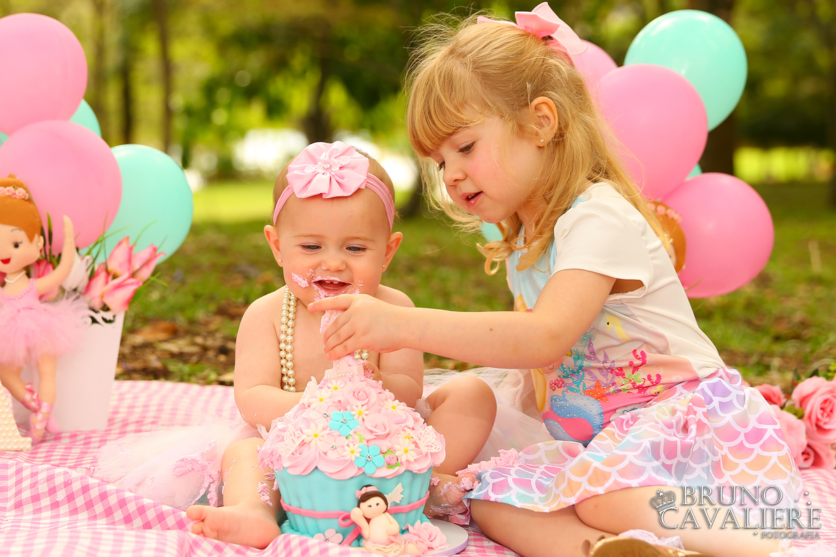 fotografia smash the cake curitiba tema bailarina
