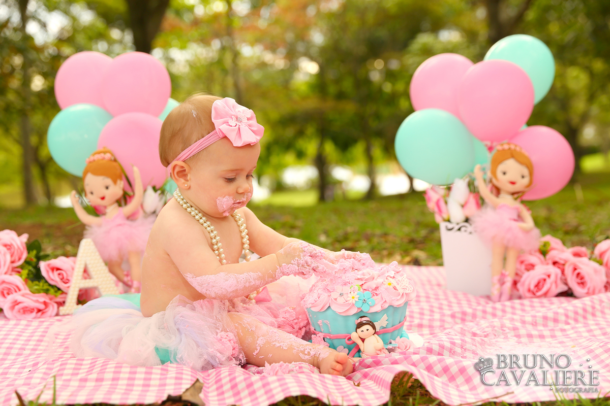 fotografia smash the cake curitiba tema bailarina