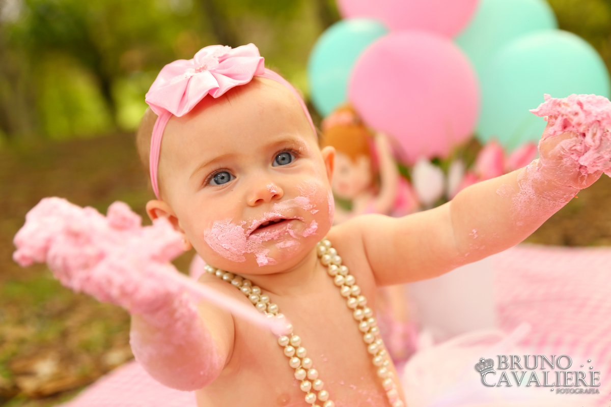 fotografia smash the cake curitiba tema bailarina