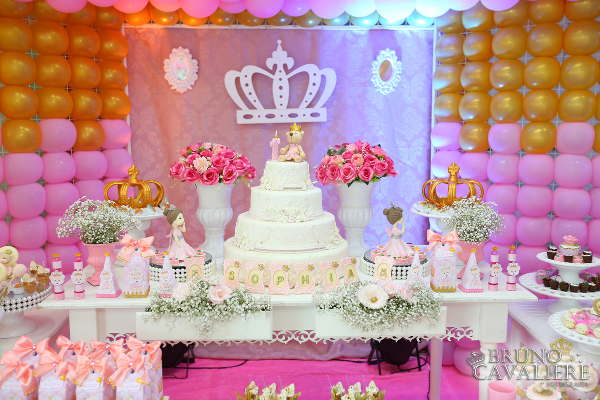 fotografia festa infantil curitiba ursas princesas luxo buffet minanafest