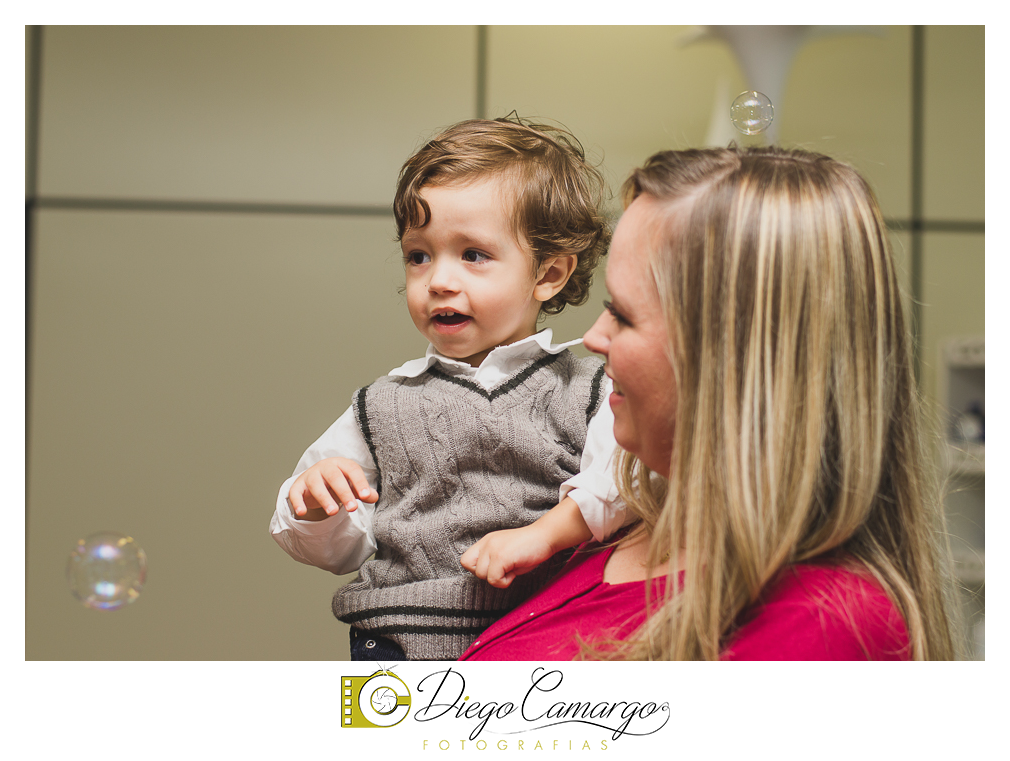 Comemoração do aniversário do Miguel completando 2 anos.