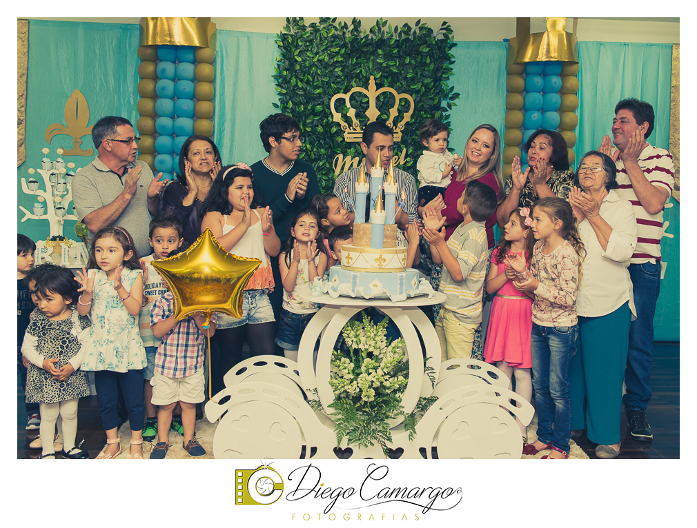 Comemoração do aniversário do Miguel completando 2 anos.