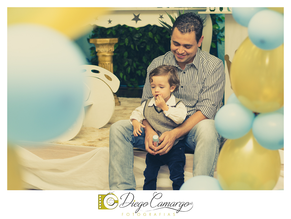 Comemoração do aniversário do Miguel completando 2 anos.