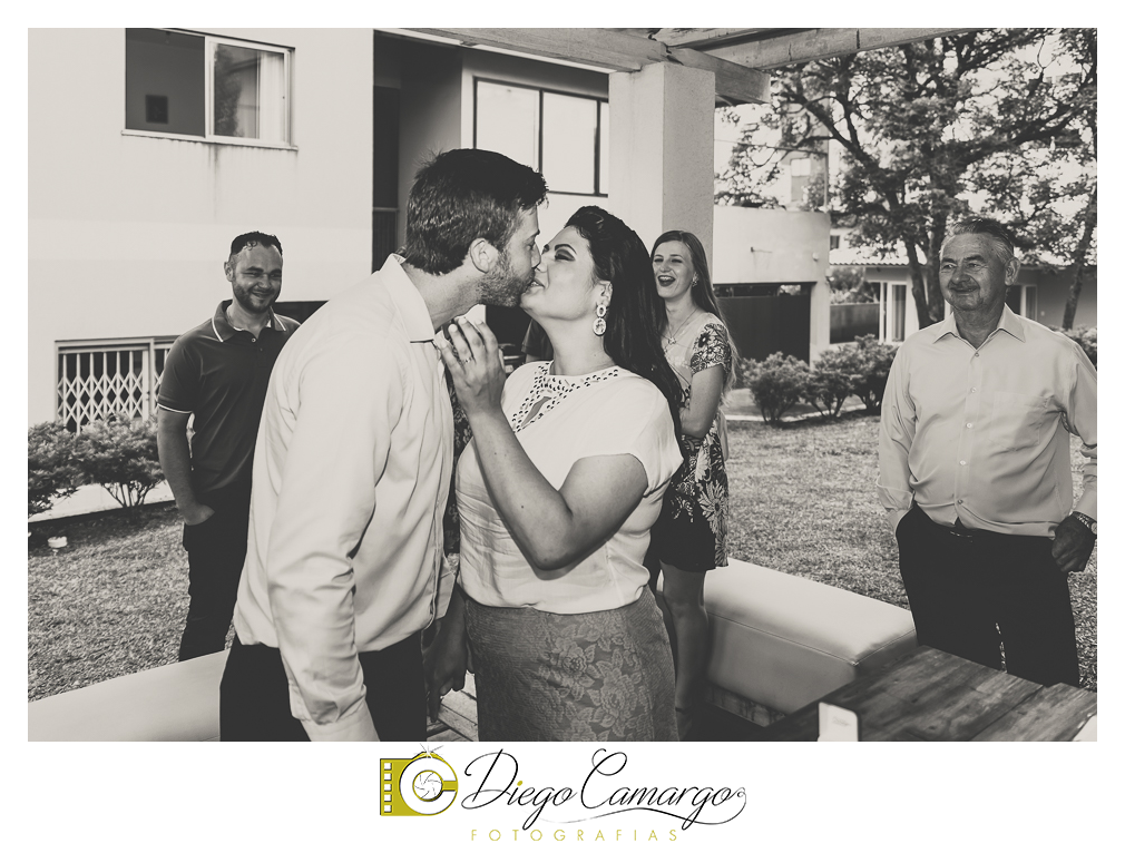 Este foi o registro do casamento da Gisele e do Paulo no cartório de Caçador - SC.