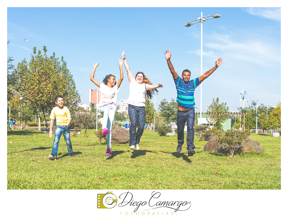Ensaio no parque central de Caçador com a familia da Adrielle e Antonio.