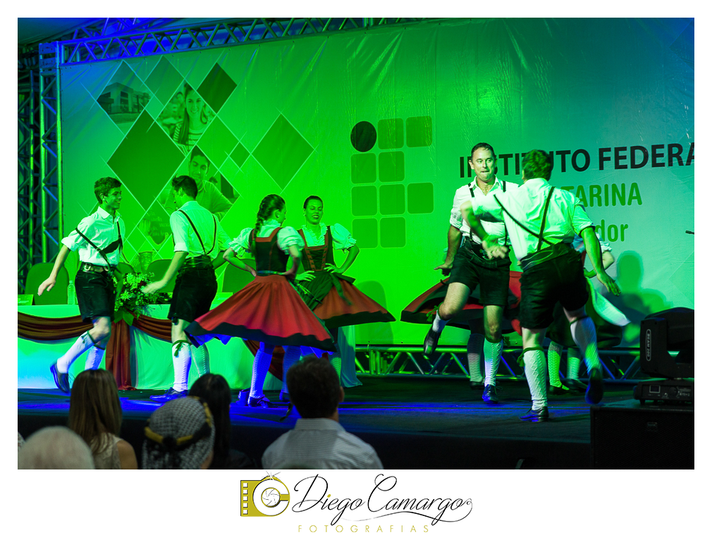 Cobertura da entrega da nova ala do IFSC Campus de Caçador.