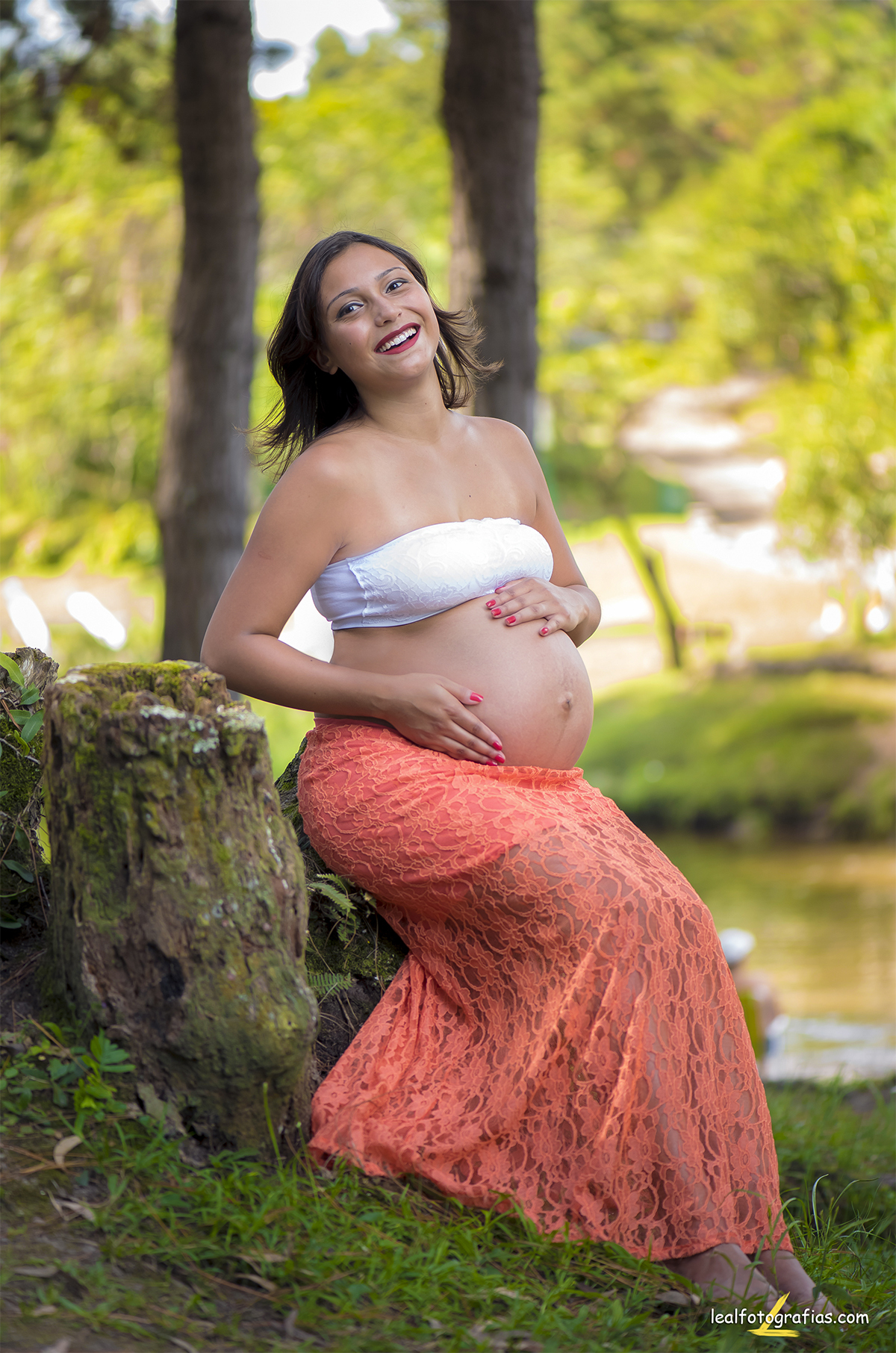 foto mamãe ao ar livre 