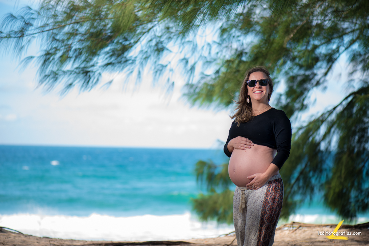 ensaio gestante na praia de floripa 