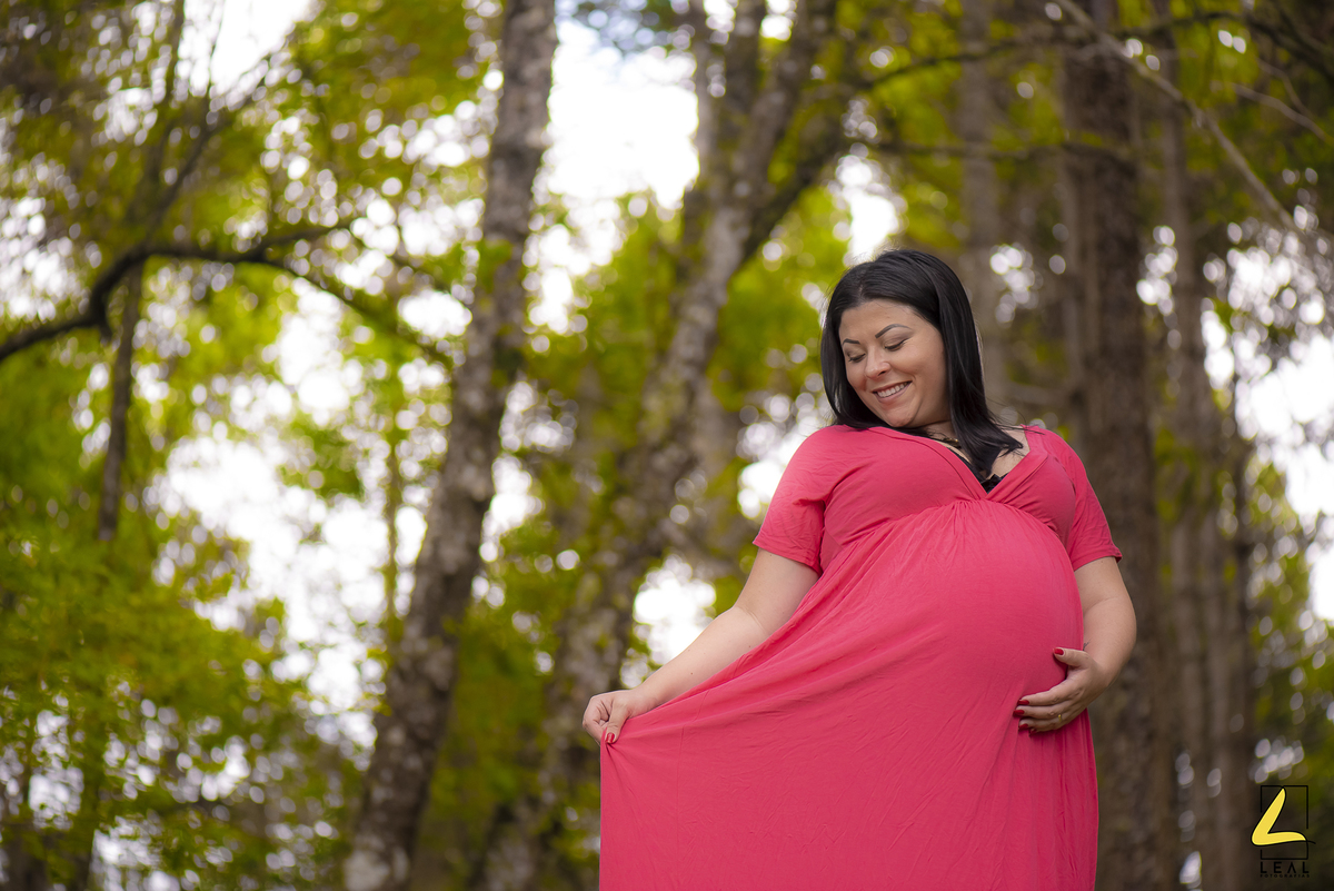 Ensaio gestante bosque Curitiba