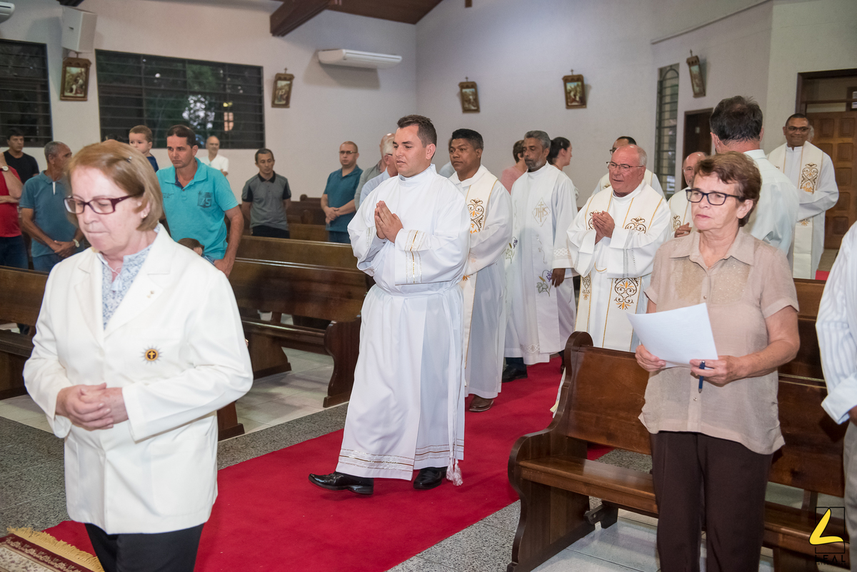 Missa de ordenação diaconal do seminarista Éder Gasgues da Silva, realizada na Paróquia São João Batista Precursor em Curitiba-PR no dia 31/01/2020.