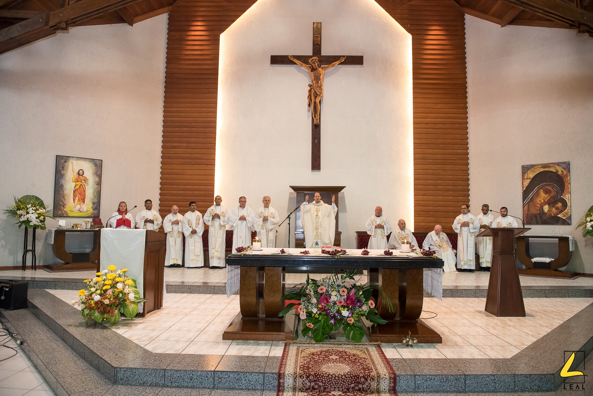 Missa de ordenação diaconal do seminarista Éder Gasgues da Silva, e ação de graças pelo aniversário de 20 anos da Paróquia São João Batista Precursor em 01/02/2020. Curitiba-PR