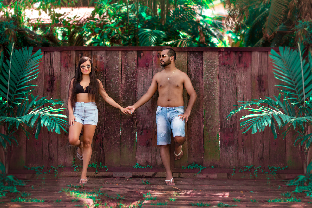 fotografia de casal na praia