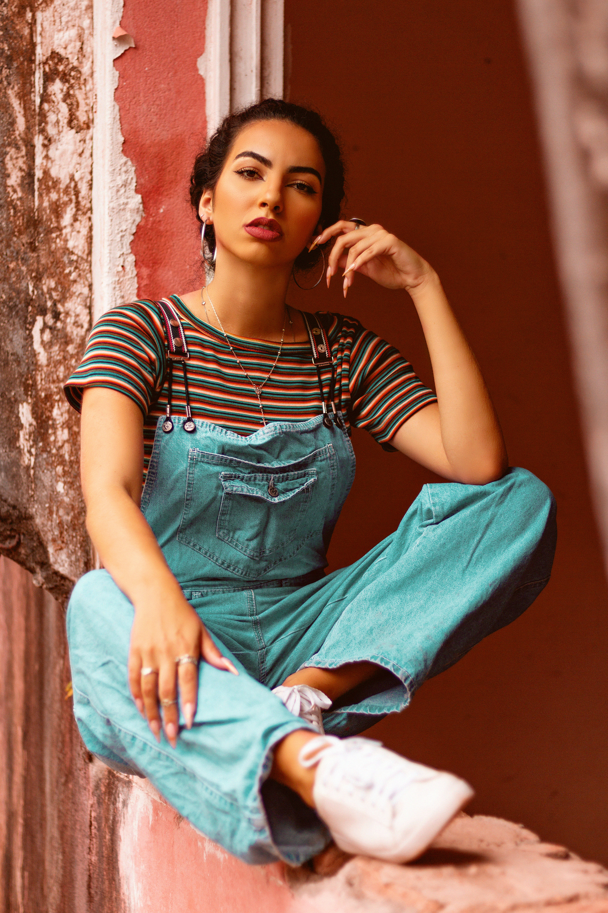 Estacionamento abandonado foi o cenário dessa foto