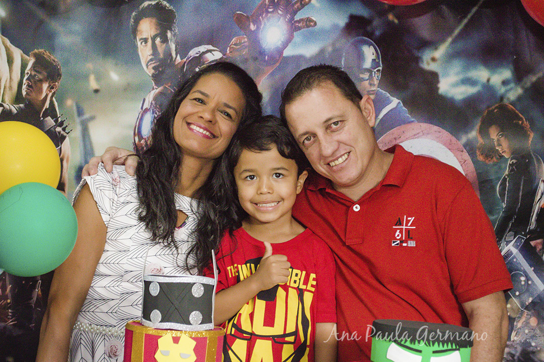 aniversário infantil - vingadores e mulher maravilha