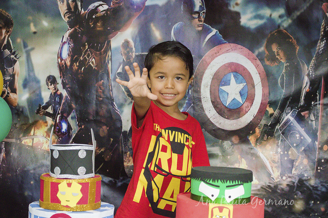 aniversário infantil - vingadores e mulher maravilha