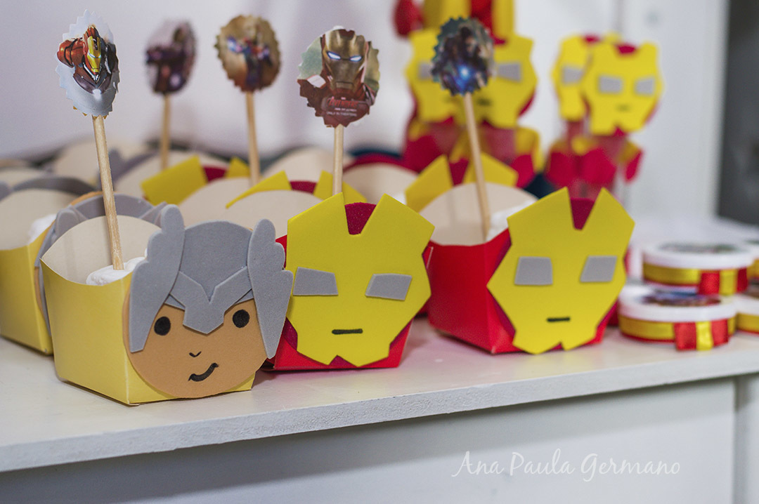 aniversário infantil - vingadores e mulher maravilha