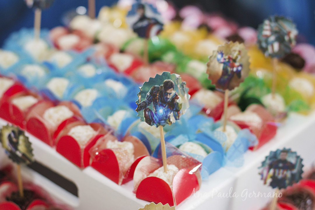 aniversário infantil - vingadores e mulher maravilha