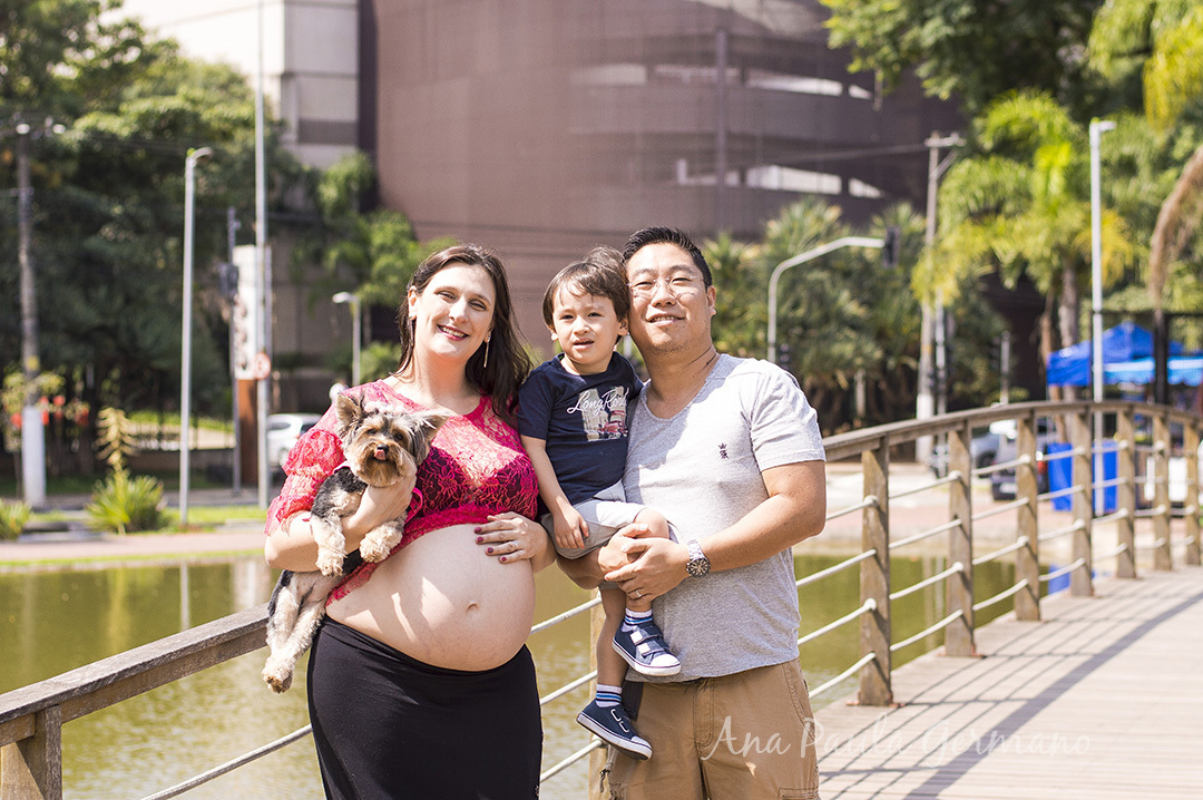 Ensaio Gestante - Parque Prefeito Celso Daniel