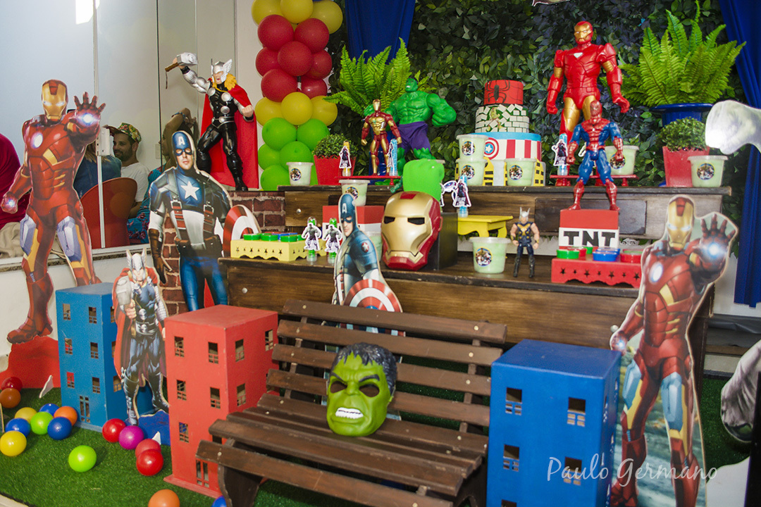 Aniversário infantil - Avengers