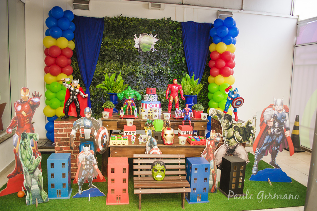 Aniversário infantil - Avengers