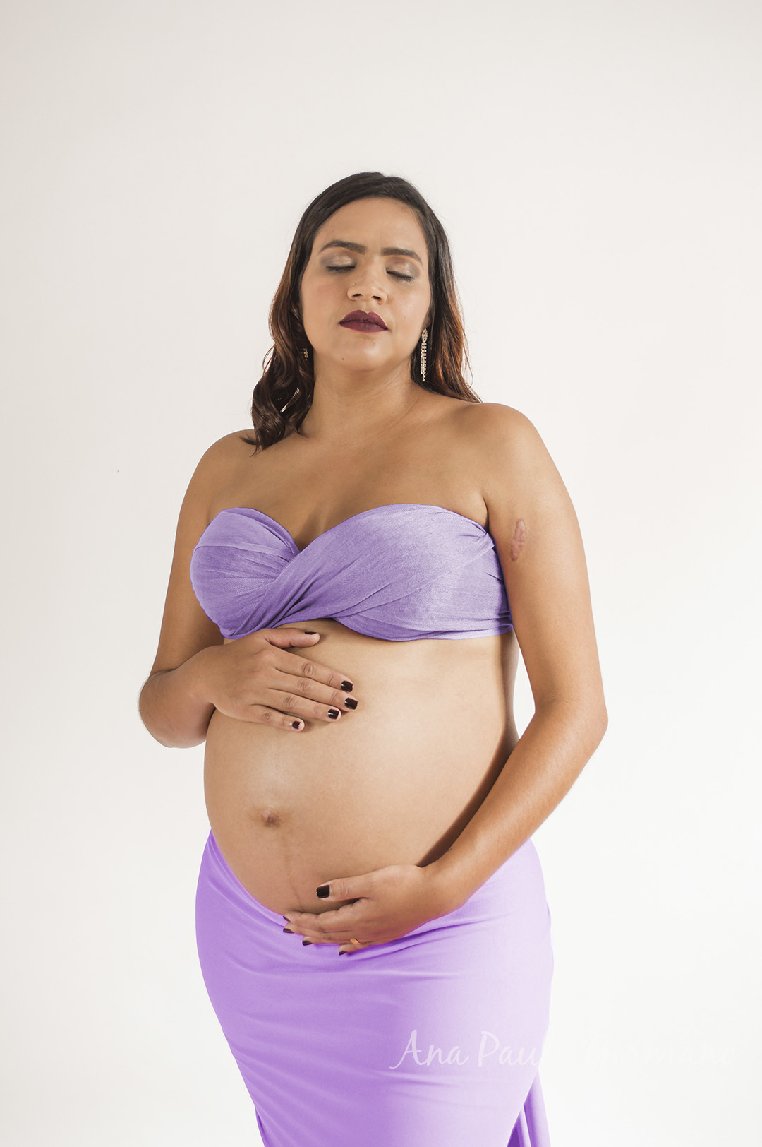 Ensaio Gestante Stúdio com irmão SP 13