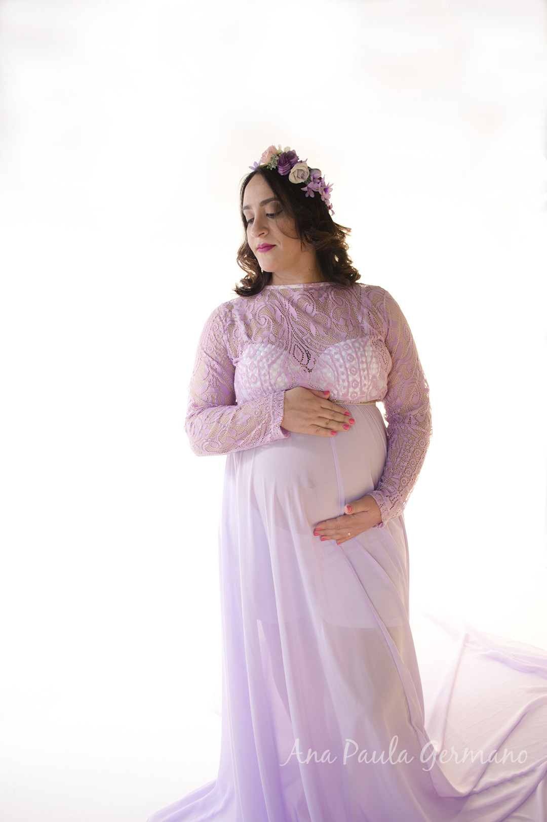 Ensaio Gestante Dança do Ventre - Estúdio São Paulo/SP 5