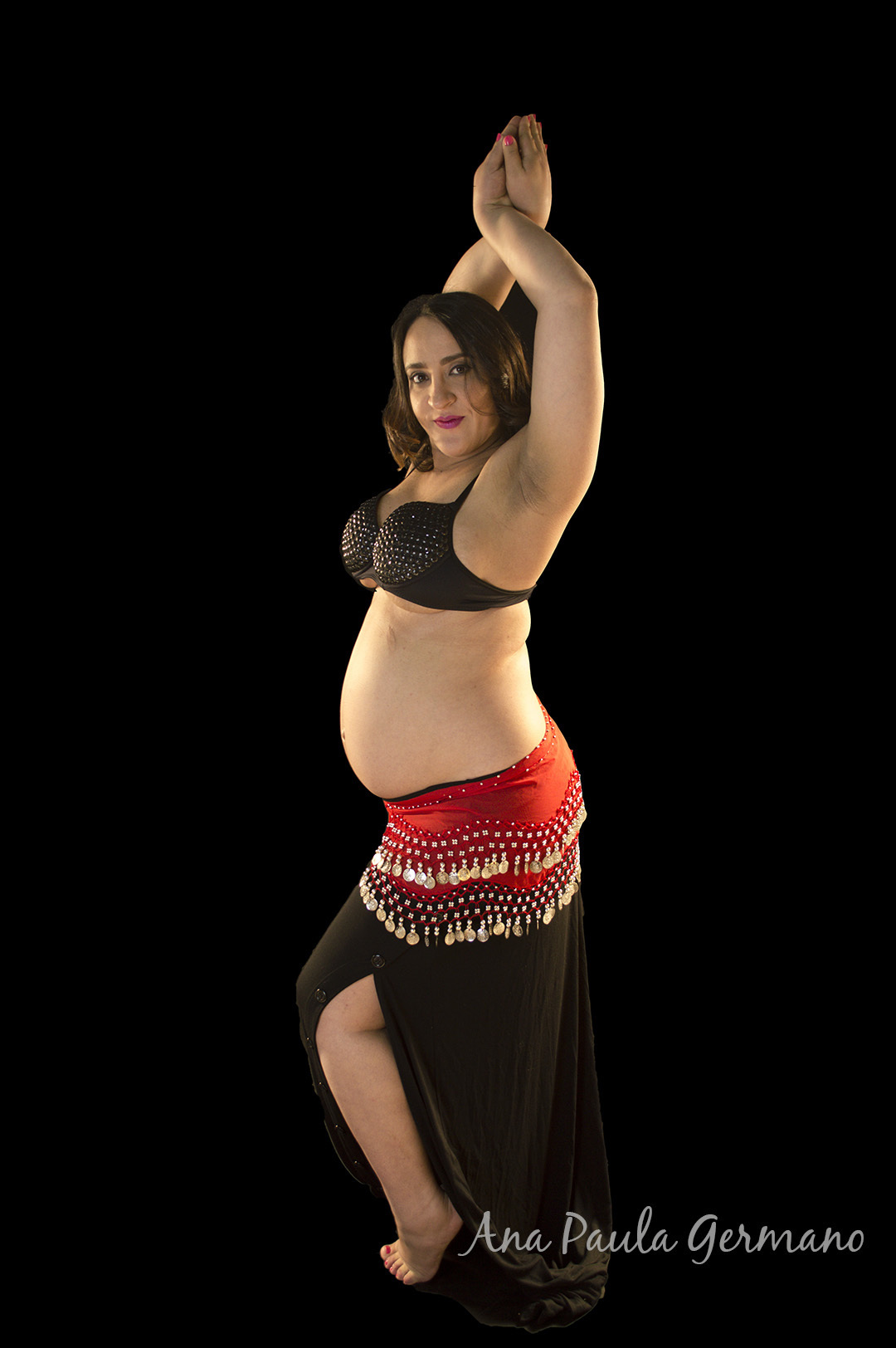 Ensaio Gestante Dança do Ventre - Estúdio São Paulo/SP 11