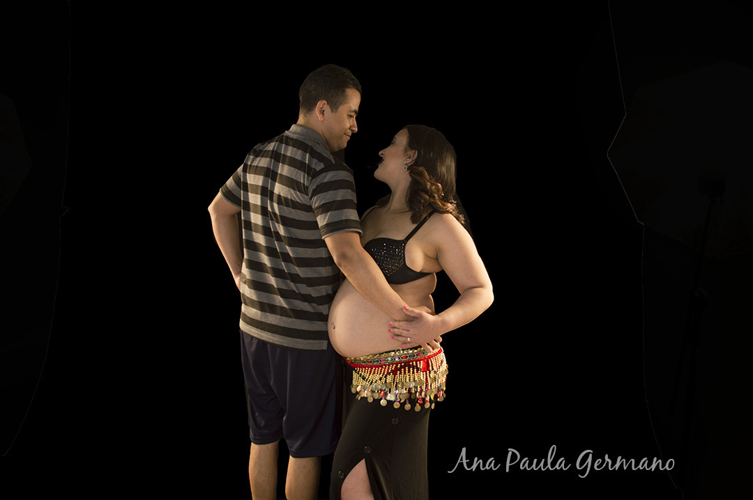 Ensaio Gestante Dança do Ventre - Estúdio São Paulo/SP 18