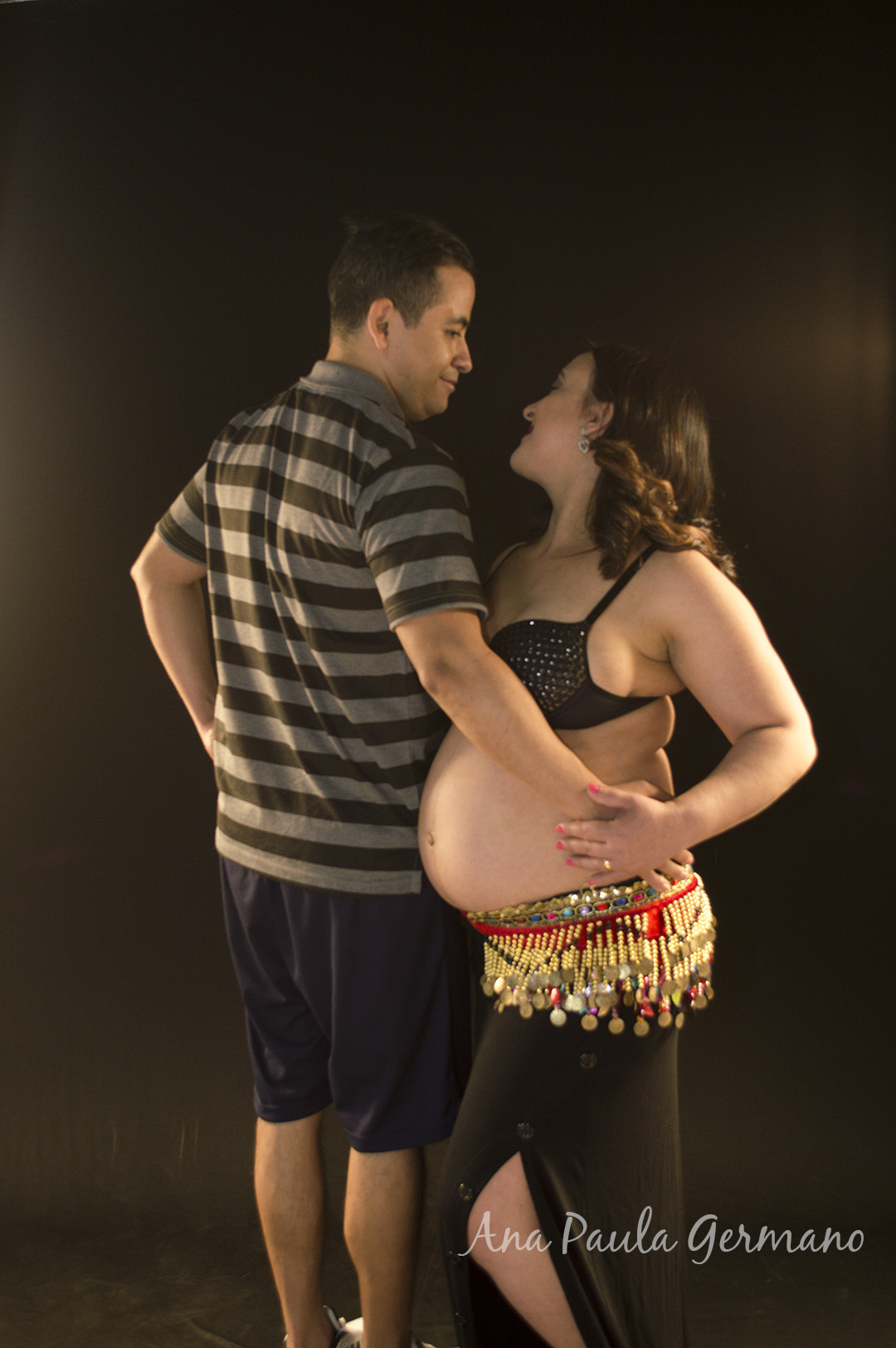 Ensaio Gestante Dança do Ventre - Estúdio São Paulo/SP 19