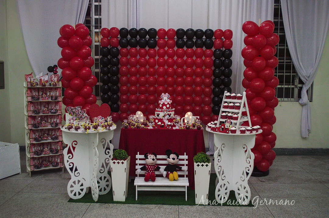 Aniversário Infantil - Minnie Vermelha