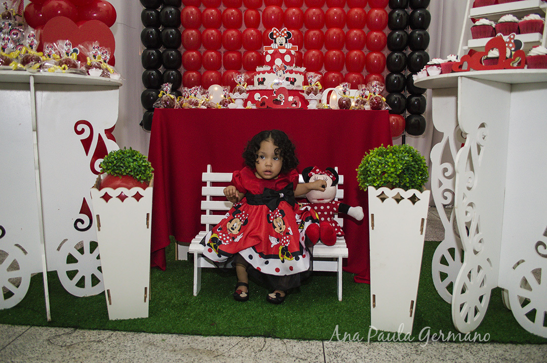 Aniversário Infantil - Minnie Vermelha