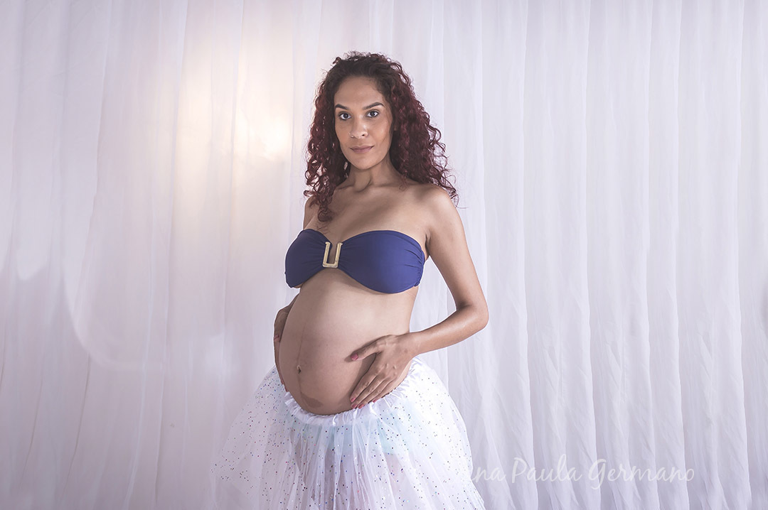 Ensaio Gestante - Estúdio