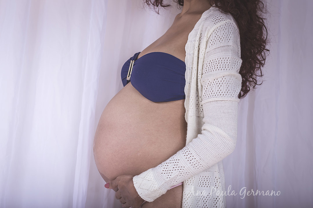 Ensaio Gestante - Estúdio