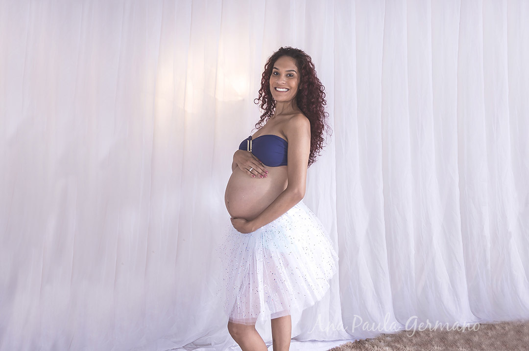 Ensaio Gestante - Estúdio