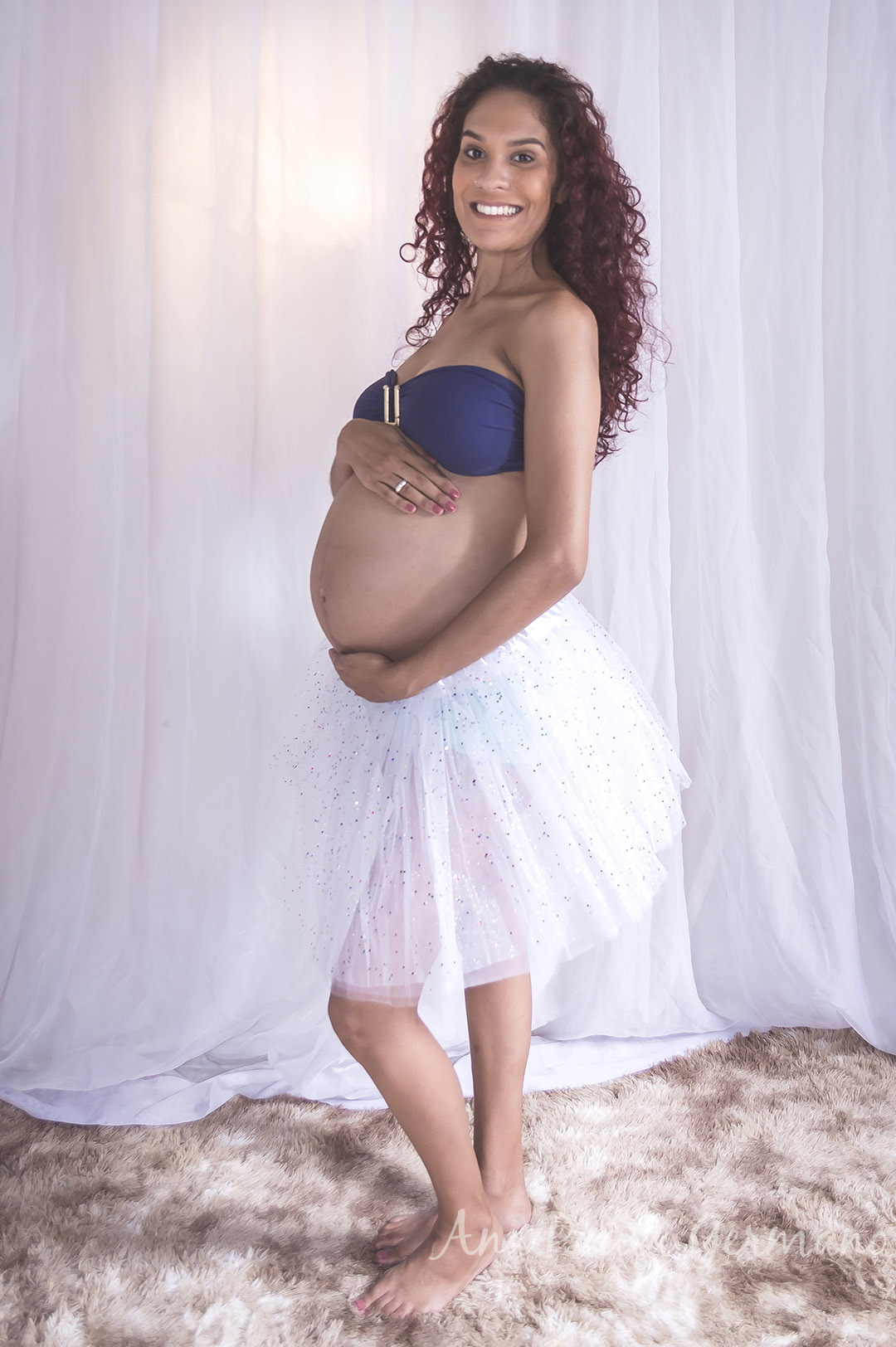 Ensaio Gestante - Estúdio