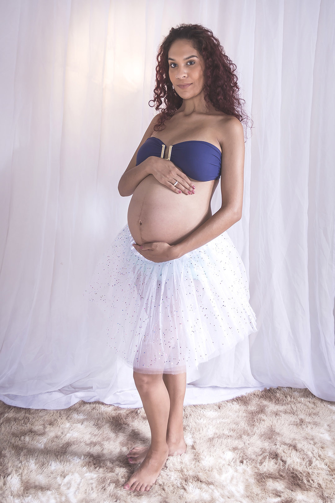 Ensaio Gestante - Estúdio