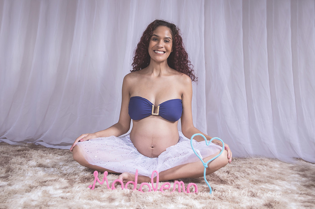 Ensaio Gestante - Estúdio