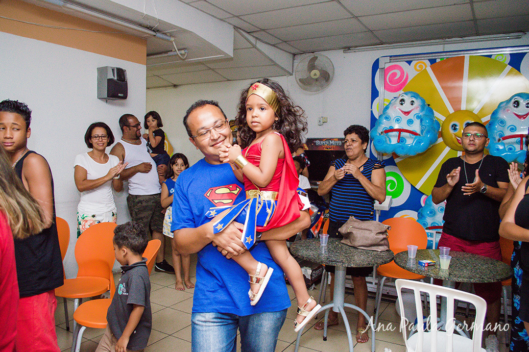Aniversário Infantil - Mulher Maravilha