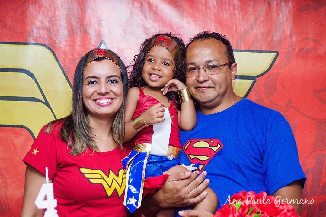 Aniversário Infantil - Mulher Maravilha