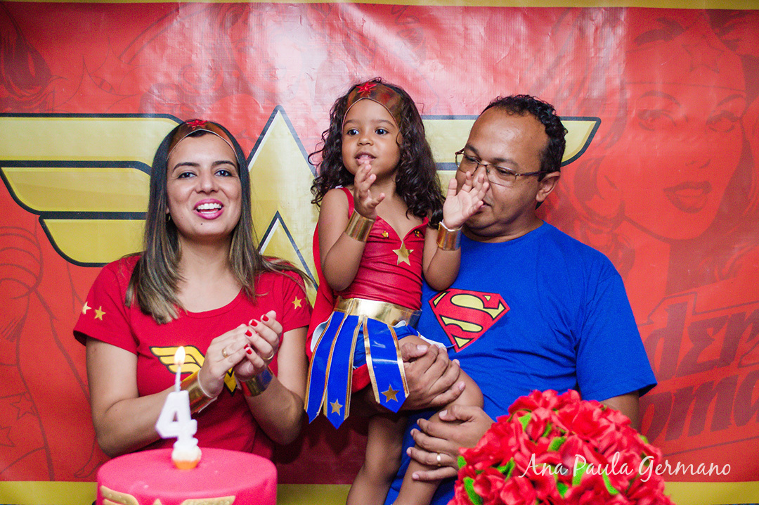 Aniversário Infantil - Mulher Maravilha