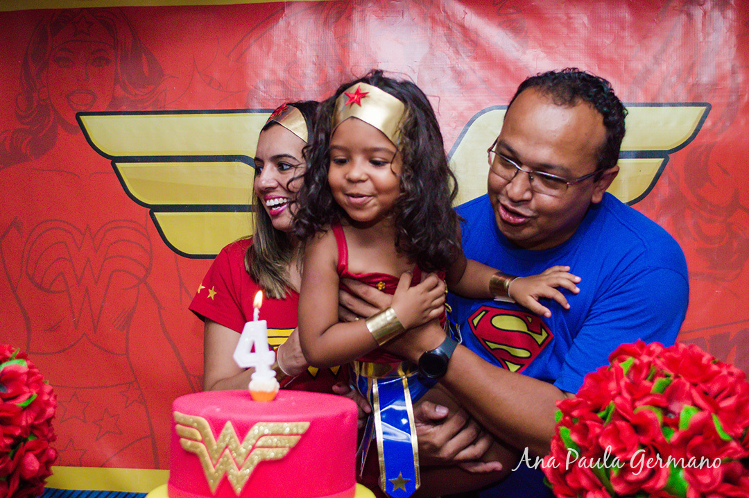 Aniversário Infantil - Mulher Maravilha