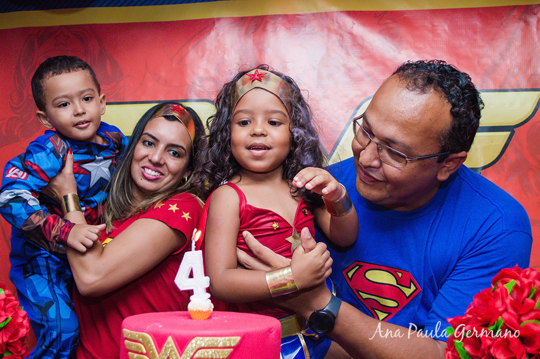 Aniversário Infantil - Mulher Maravilha