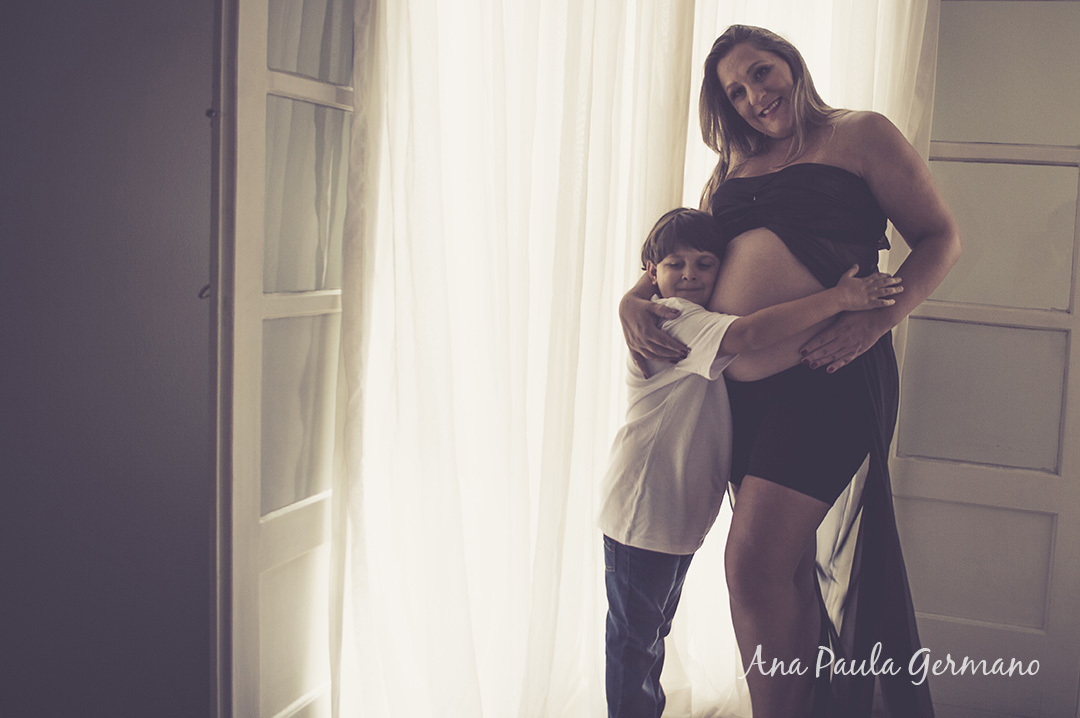 Ensaio Gestante Menina - Ensaio Estúdio