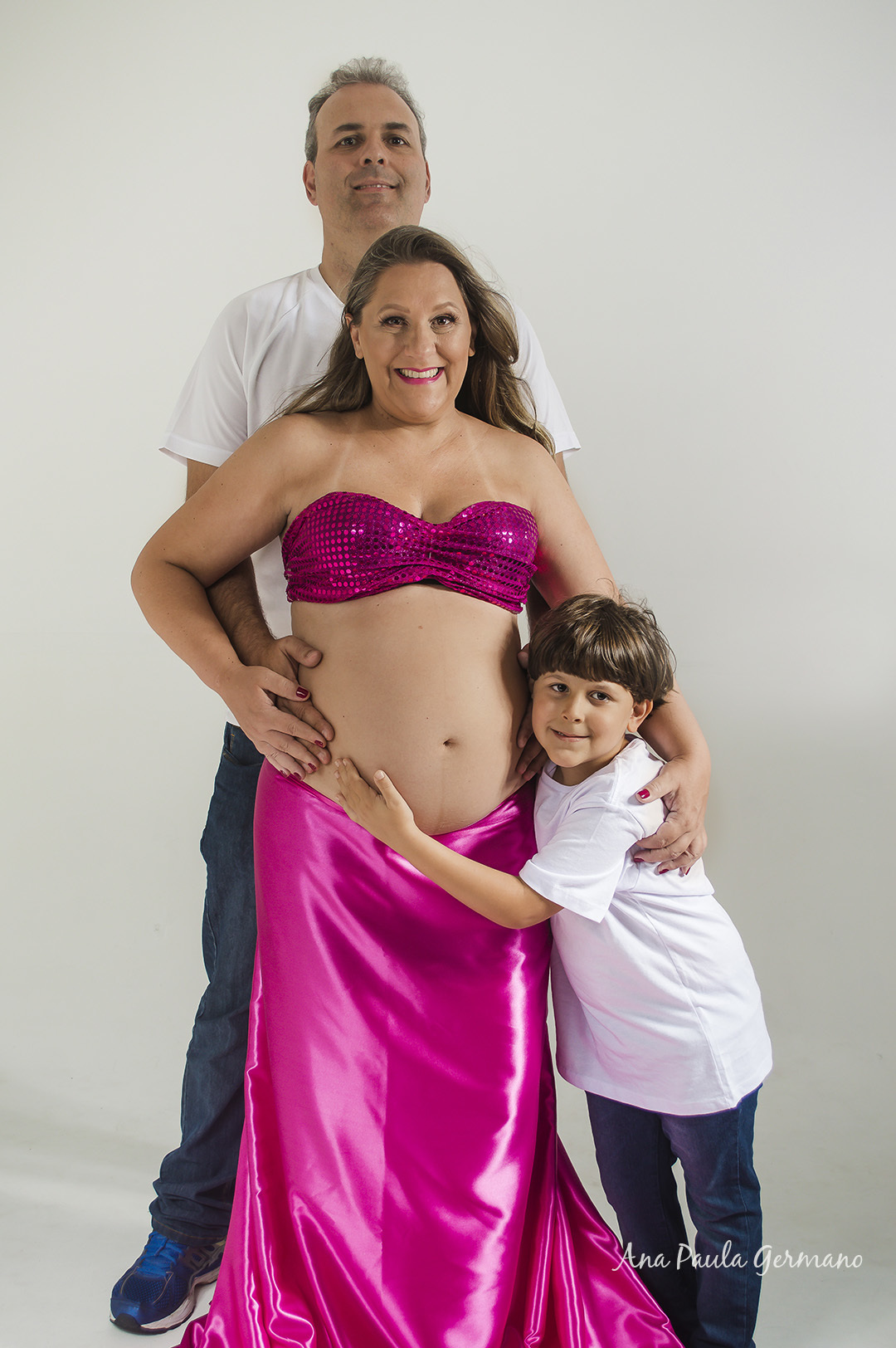 Ensaio Gestante Menina - Ensaio Estúdio