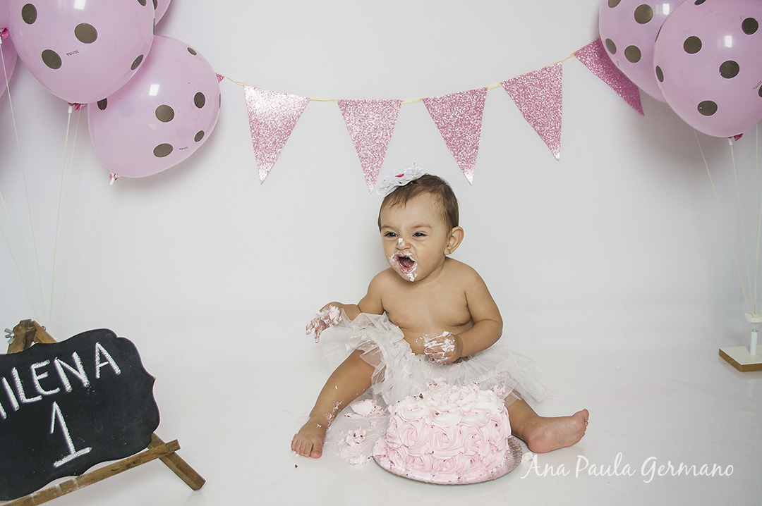 Smash the cake - menina