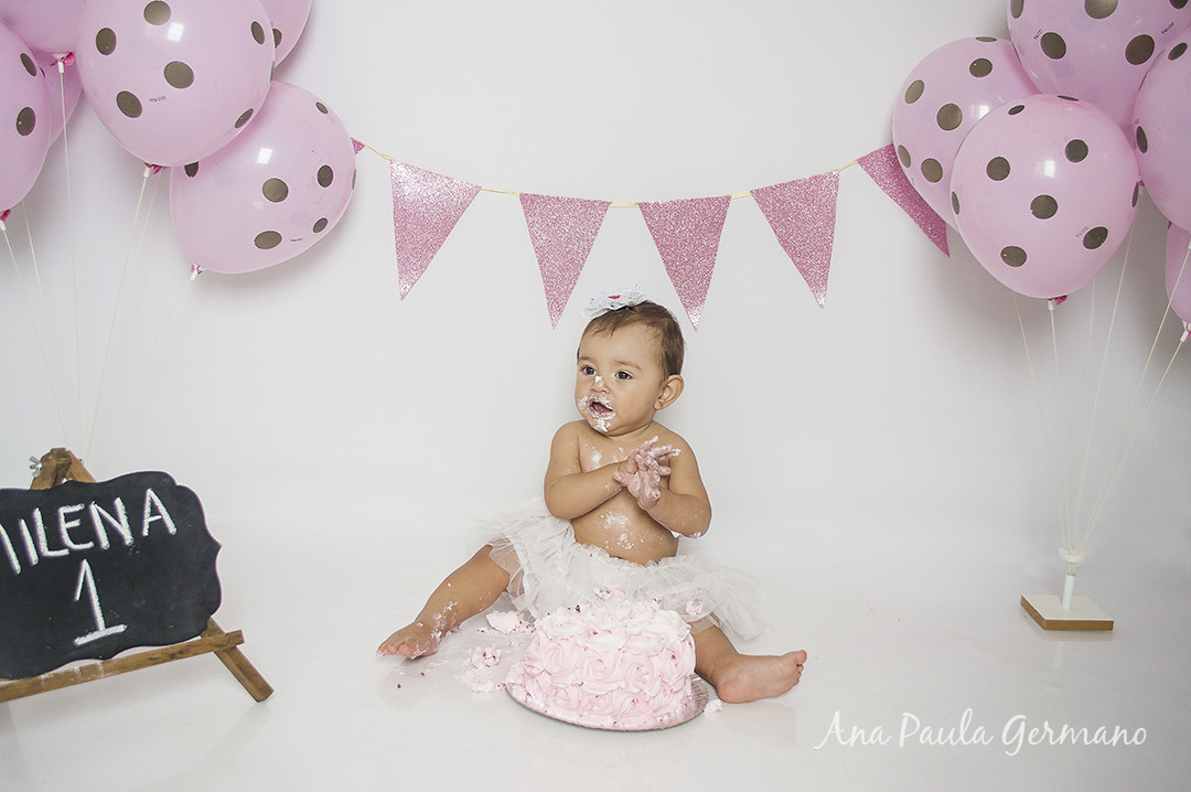 Smash the cake - menina