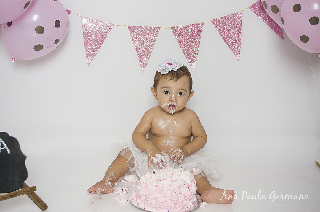 Smash the cake - menina